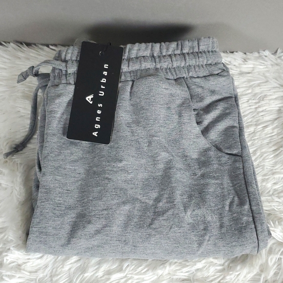 Agnes Urban Men's Jersey Sweatpants with Pockets Gray, Size S New - Picture 4 of 8